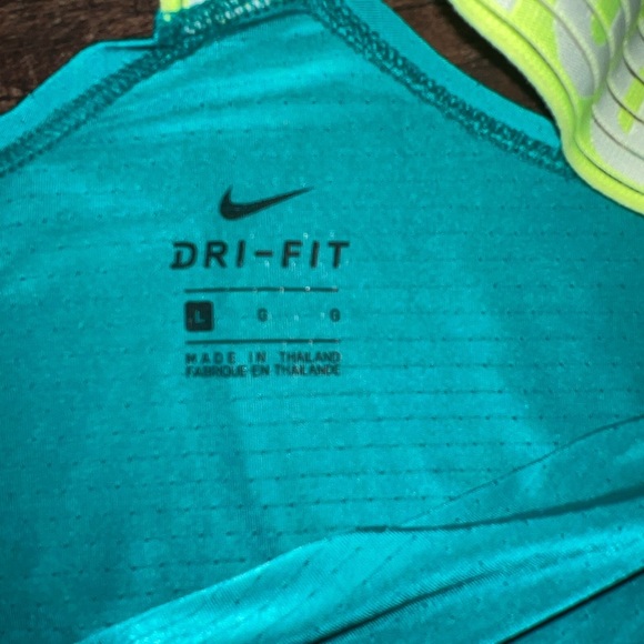 Nike Women's Vibrant Teal Tank Top - Picture 4 of 4